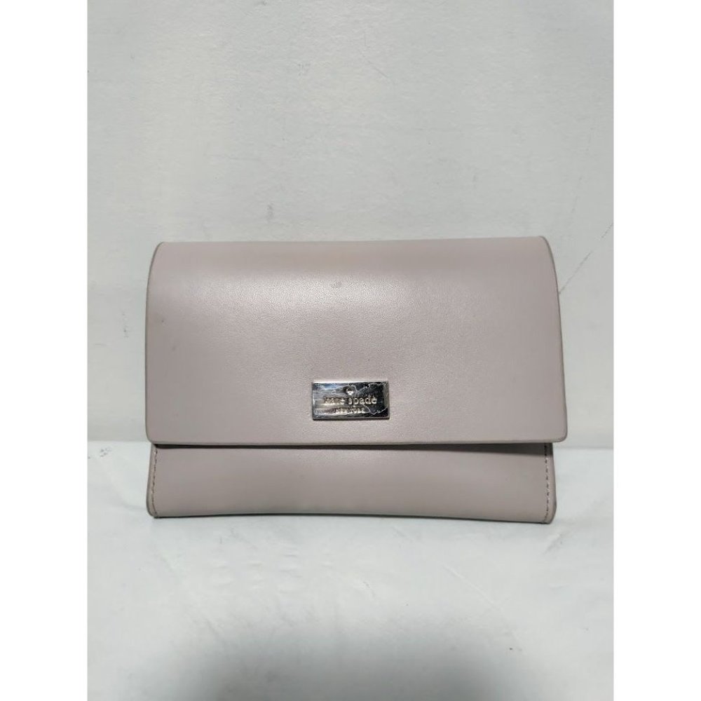 Kate Spade New York Taupe Cyra Clutch Wallet
